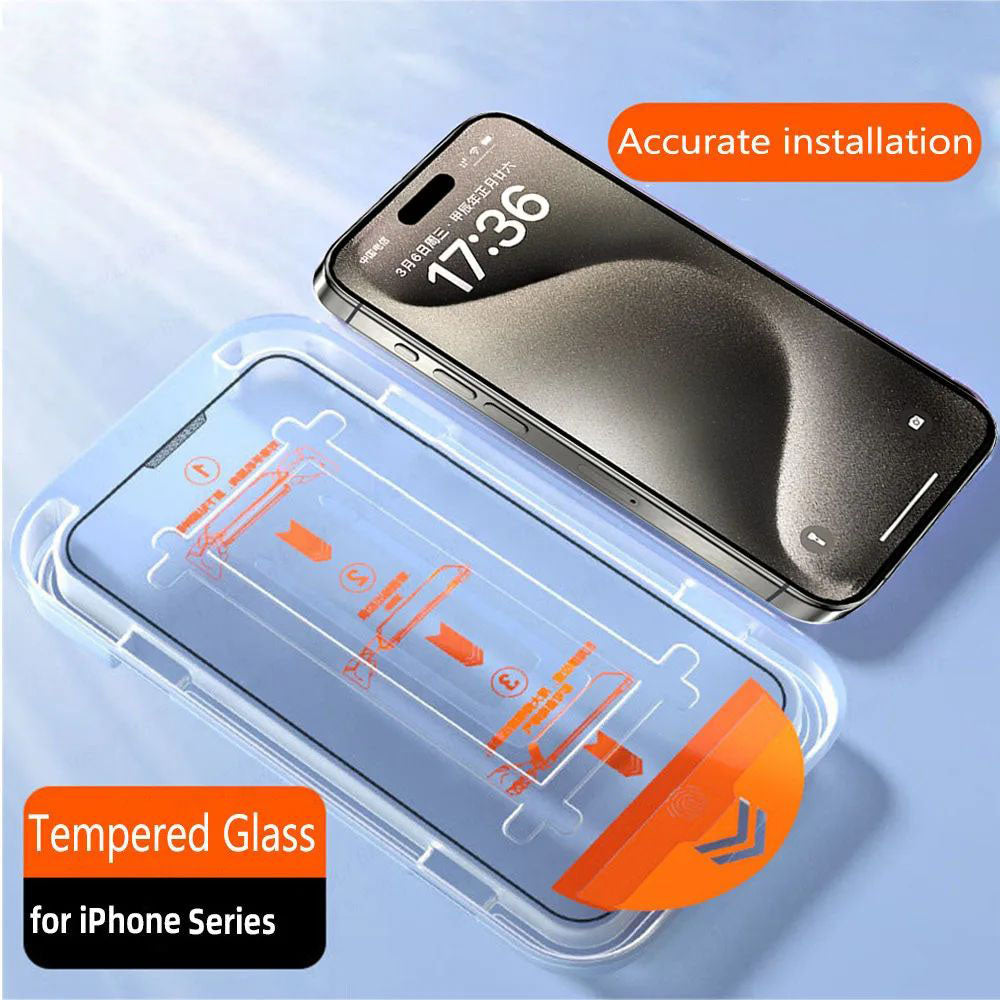 SmartFit™ Screen Protector with Built-In Installation Frame – Bubble-Free, Precision Alignment