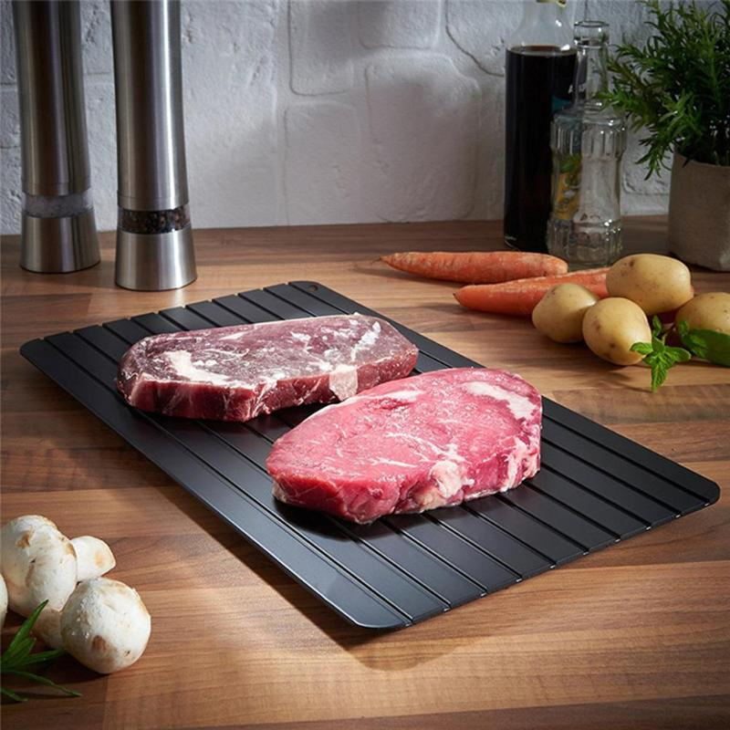 Rapid Defrosting Plate – Aluminum Thawing Tray for Meat, Chicken & Seafood