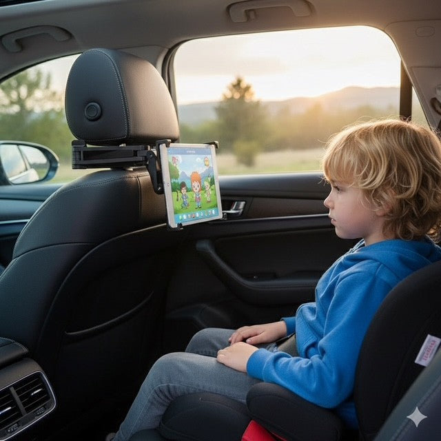 Stable Tablet Stand™ – Universal Car Headrest Holder